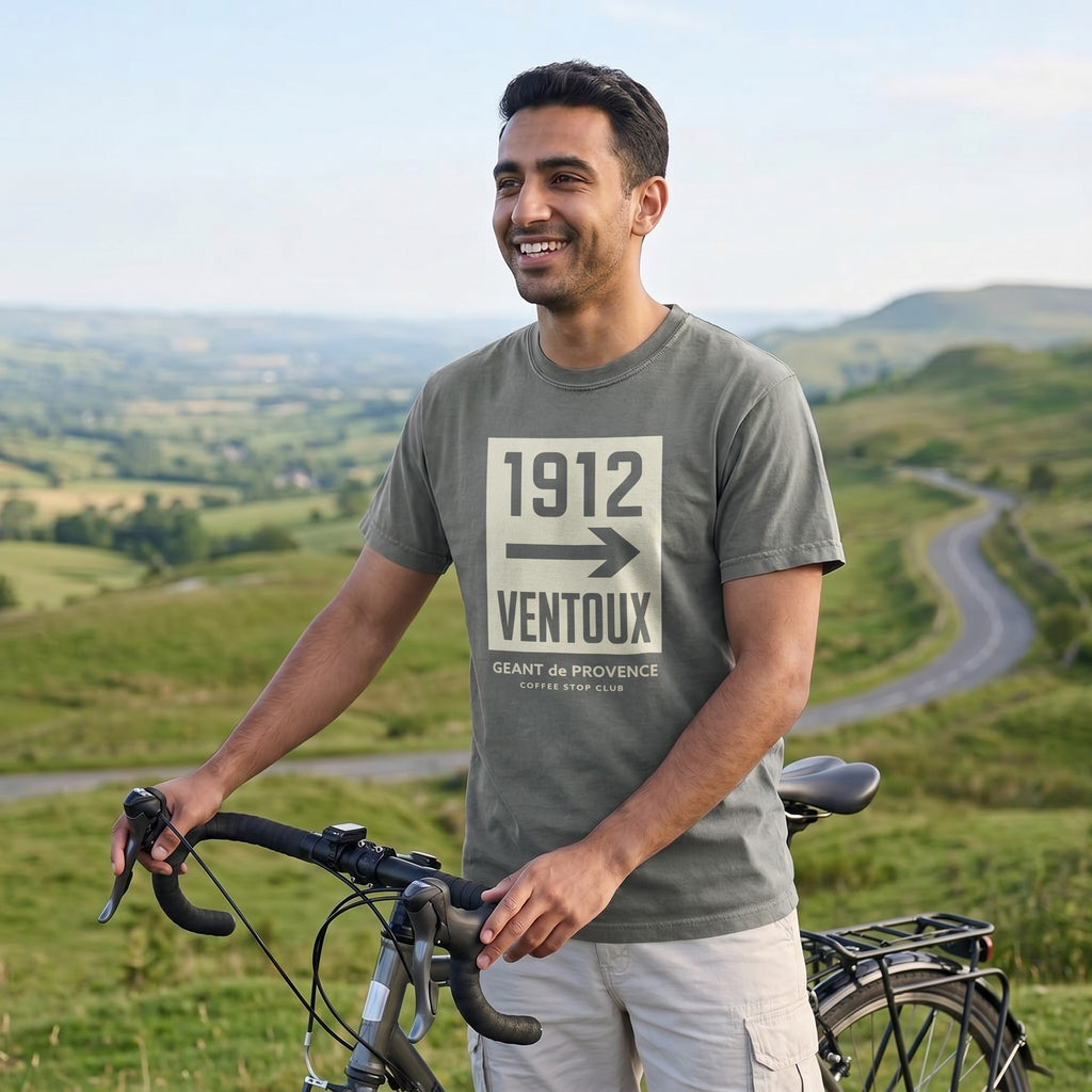 Ventoux 1912 T‑Shirt — Grey lifestyle