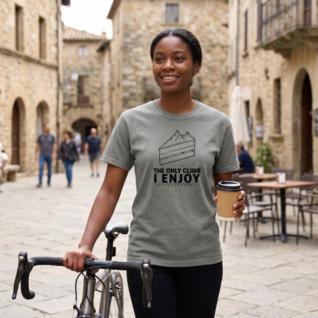 Only Climb Cycling T-Shirt — Grey lifestyle