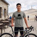 Still Buying Speed Cycling T-Shirt — Grey lifestyle