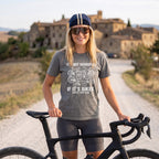 It's Not Hoarding If It's Bikes T-Shirt — Grey lifestyle