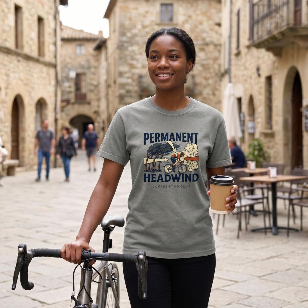 Permanent Headwind T-Shirt — Grey lifestyle