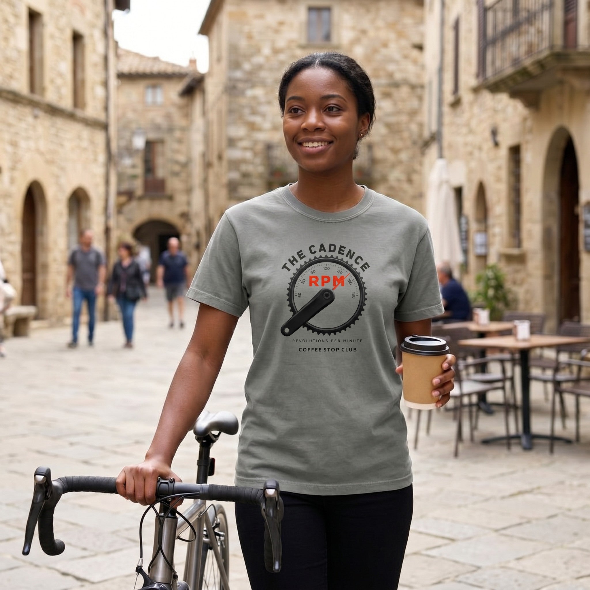 The Cadence Tour T-Shirt — Grey lifestyle