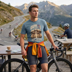 Gruppetto TdF Cycling T-Shirt — Ice Blue lifestyle