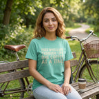 Freewheeling Life T‑Shirt — Island Green lifestyle