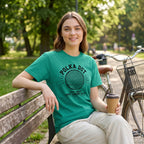 Polka Dot Yellow Cycling T-Shirt — Island Green lifestyle