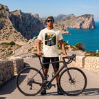 It's Just Over This Next Hill Cycling T-Shirt — Ivory lifestyle
