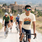 Ride Wild Cycling T-Shirt — Ivory lifestyle