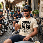 200M To Go Cycling T-Shirt — Ivory lifestyle