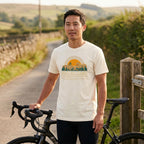 Out of Cake Cycling T-Shirt — Ivory lifestyle
