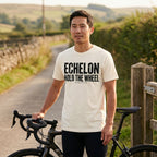 Echelon Hold the Wheel Tour T-Shirt — Ivory lifestyle