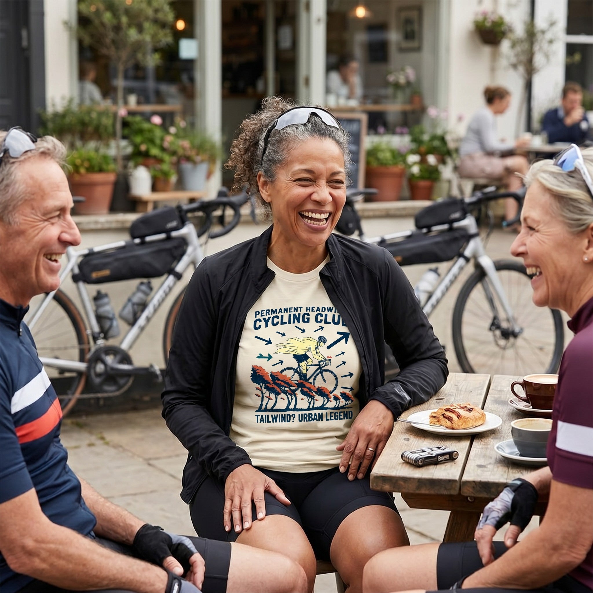 Headwind - Tailwind T‑Shirt — Ivory lifestyle