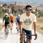 Wild Road Cyclist T-Shirt — Ivory lifestyle