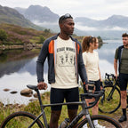 Stage Winner Cycling T-Shirt — Ivory lifestyle