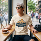 Out of Excuses Cyclist T-Shirt — Ivory lifestyle