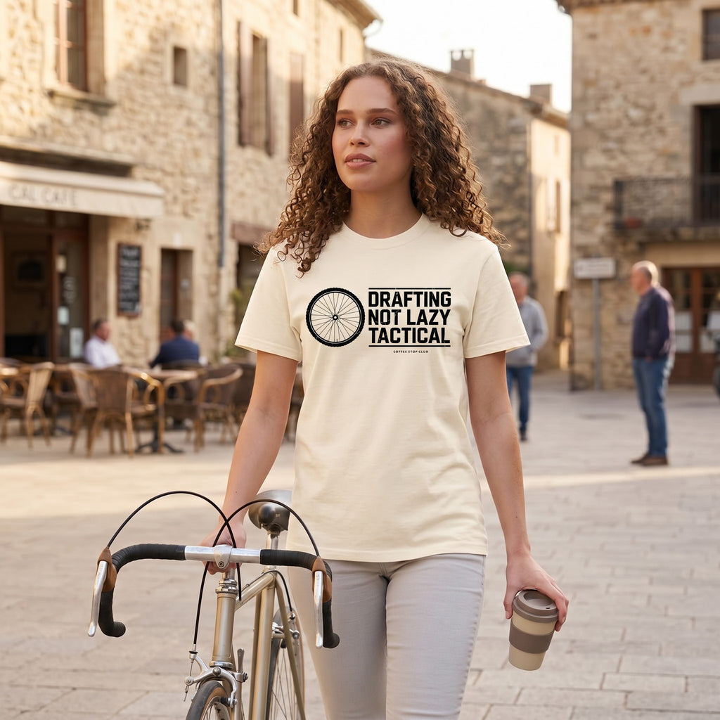 Drafting Not Lazy T-Shirt — Ivory lifestyle