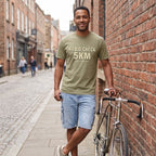 Radio Check 5Km Tour T‑Shirt — Khaki lifestyle