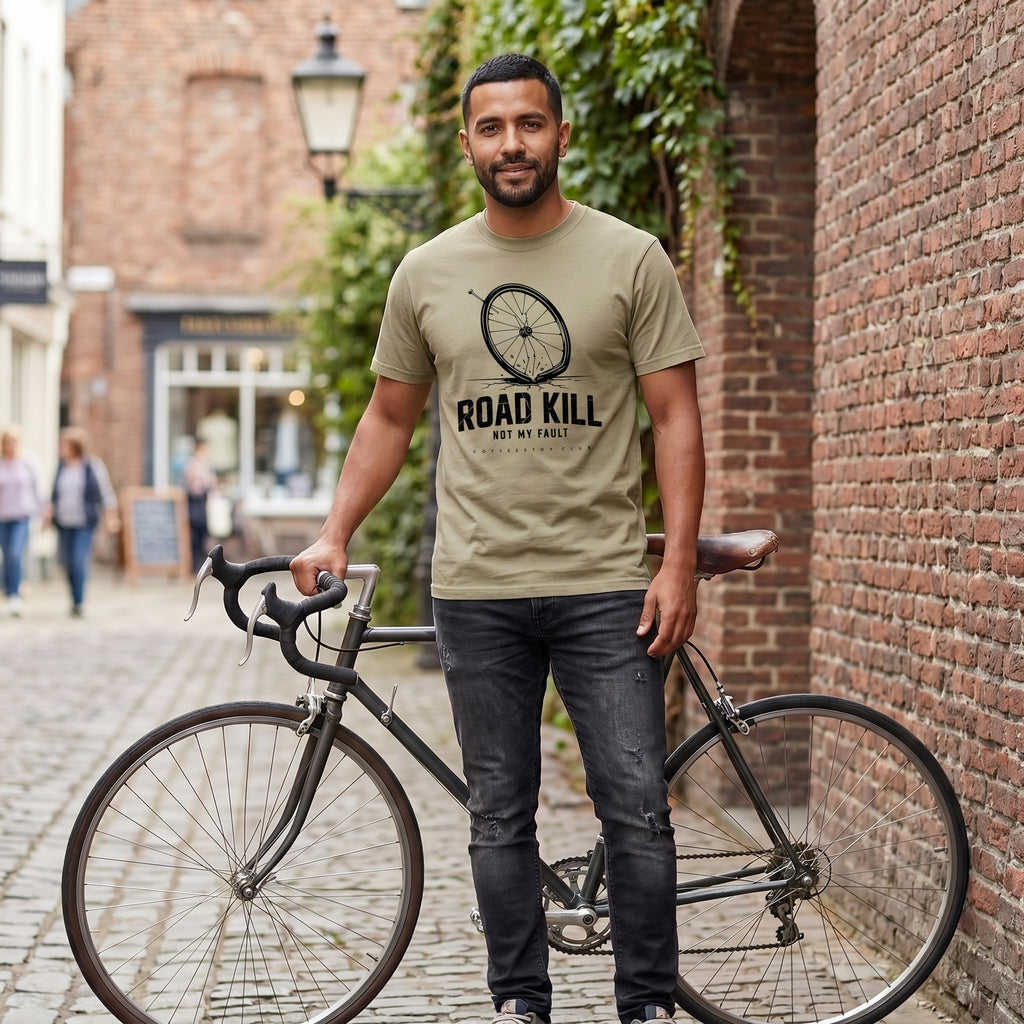 Road Kill T‑Shirt — Khaki lifestyle