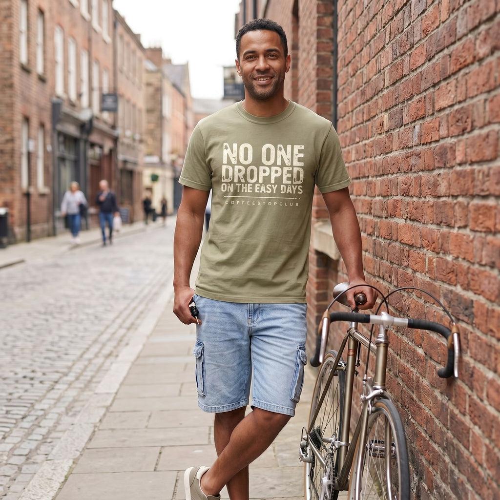 No-one Dropped T‑Shirt — Khaki lifestyle