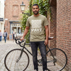 Pavé Tour T‑Shirt — Khaki lifestyle