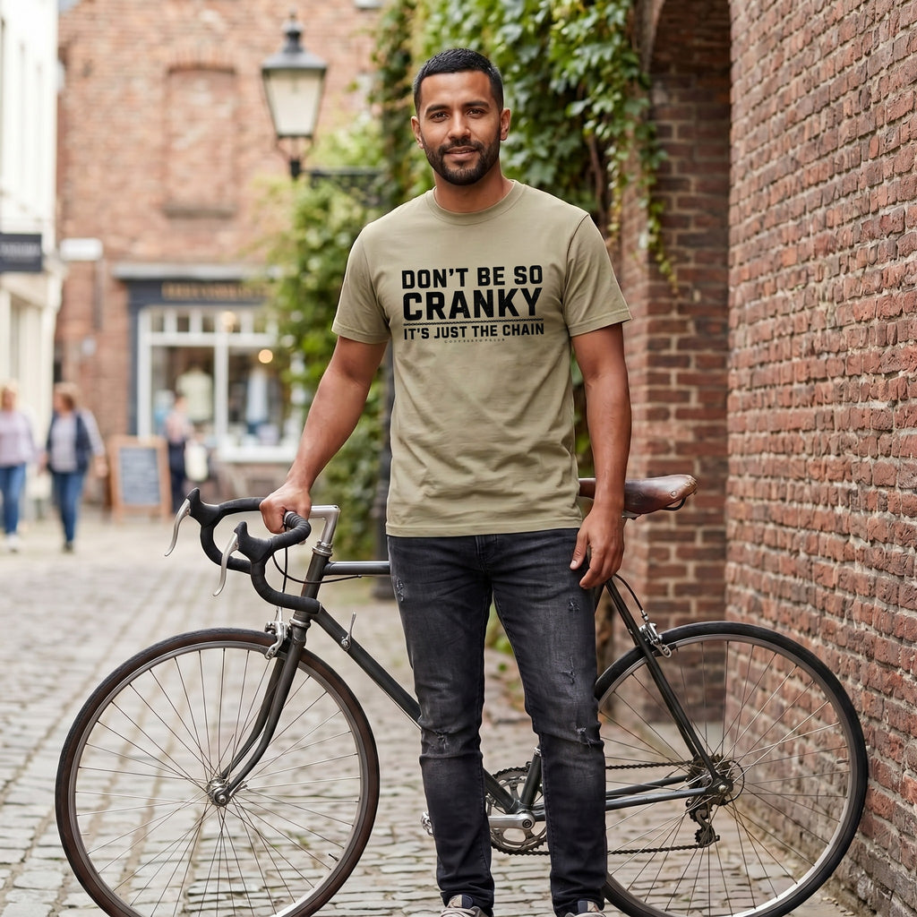 Don't Be So Cranky T‑Shirt — Khaki lifestyle