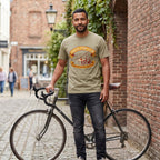 Cadence Confection Cycling T‑Shirt — Khaki lifestyle