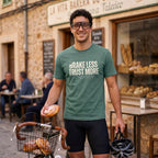 Brake Less Trust More T‑Shirt — Light Green lifestyle