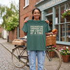 Freewheeling Life T‑Shirt — Light Green lifestyle