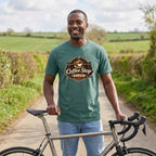 Vintage Coffee Stop Club T‑Shirt — Light Green lifestyle