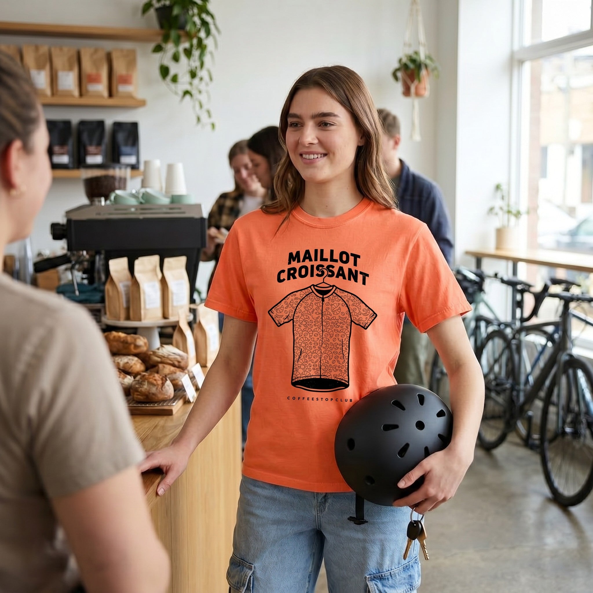 Maillot Croissant Cyclist T-Shirt — Melon lifestyle