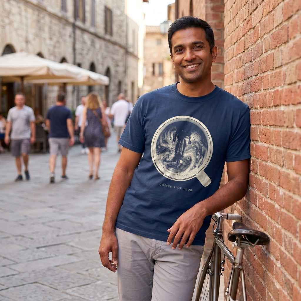 Crema de la Crema Cycling T-Shirt — Midnight lifestyle