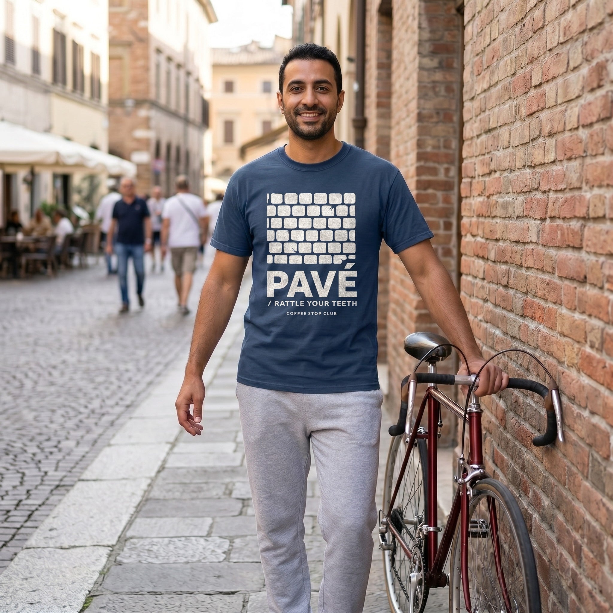 Pavé Tour T‑Shirt — Midnight lifestyle