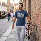 The Real Finish Line T‑Shirt — Midnight lifestyle