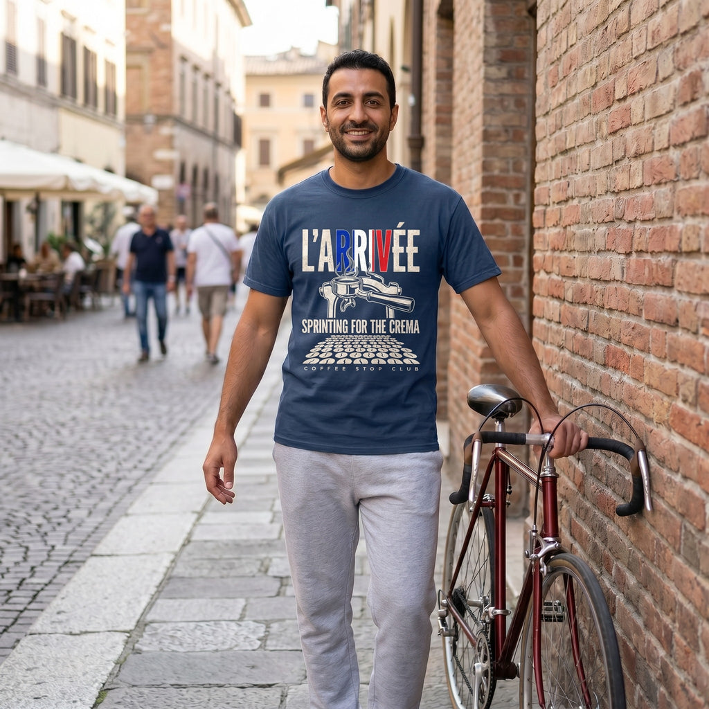 L'Arrivée TdF Cycling T-Shirt — Midnight lifestyle