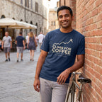 Climb For Coffee T‑Shirt — Midnight lifestyle