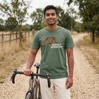 Perfect Geometry T‑Shirt — Moss lifestyle