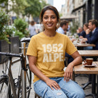 1952 --> l'Alpe Tour T‑Shirt — Mustard lifestyle