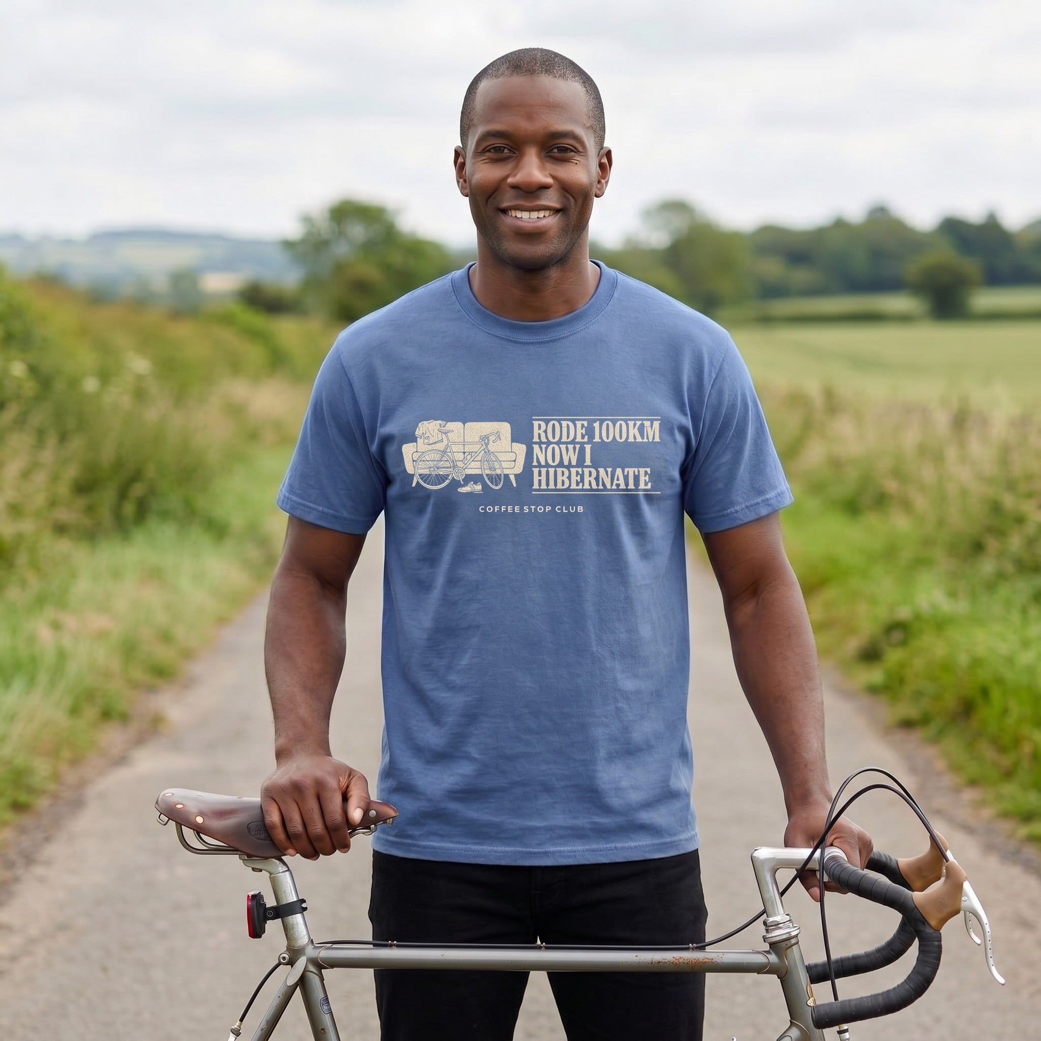 Bike --> Hibernate T‑Shirt — Mystic Blue lifestyle