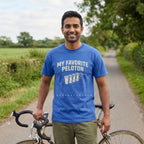 Favorite Peloton T‑Shirt — Mystic Blue lifestyle