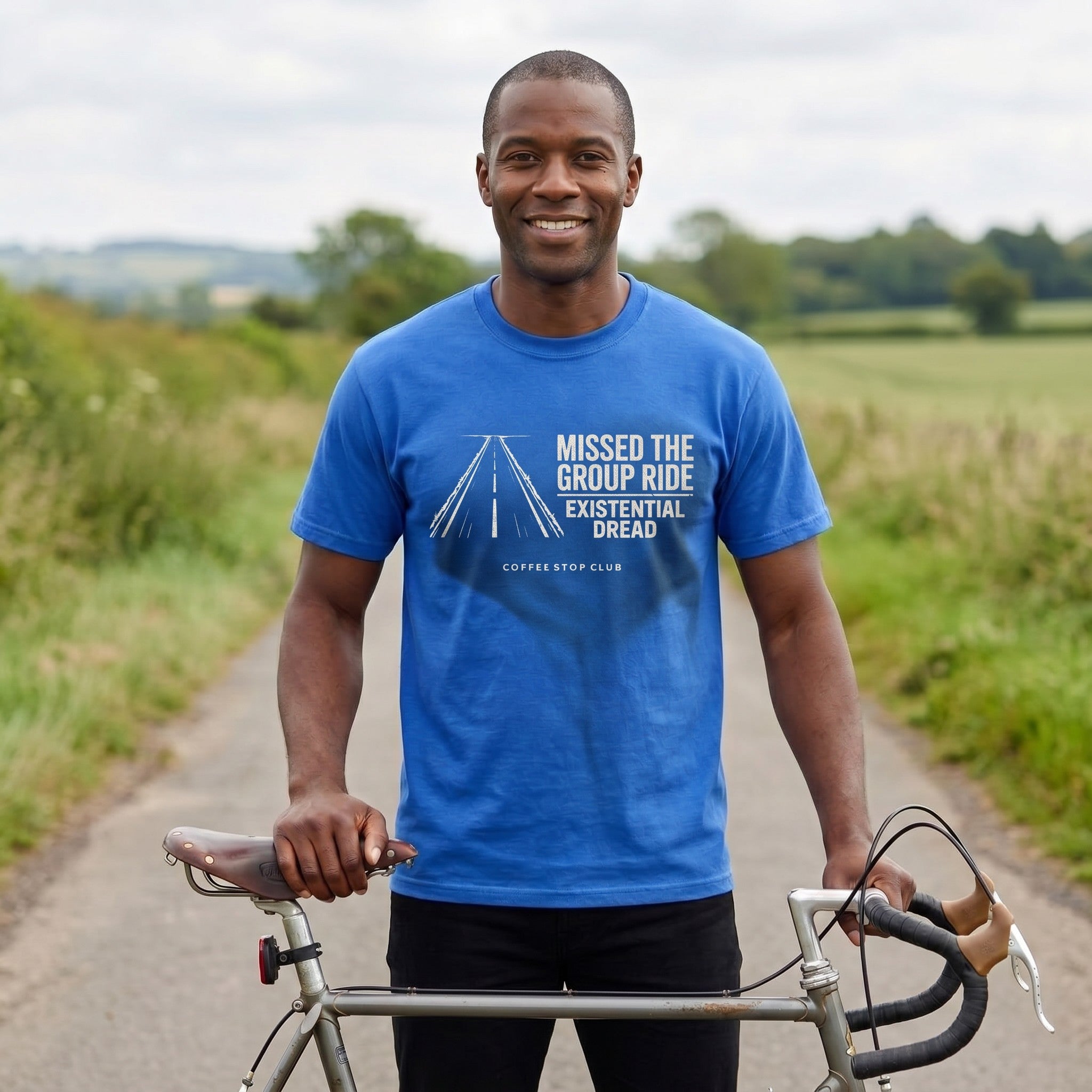 Missed the Group T‑Shirt — Mystic Blue lifestyle