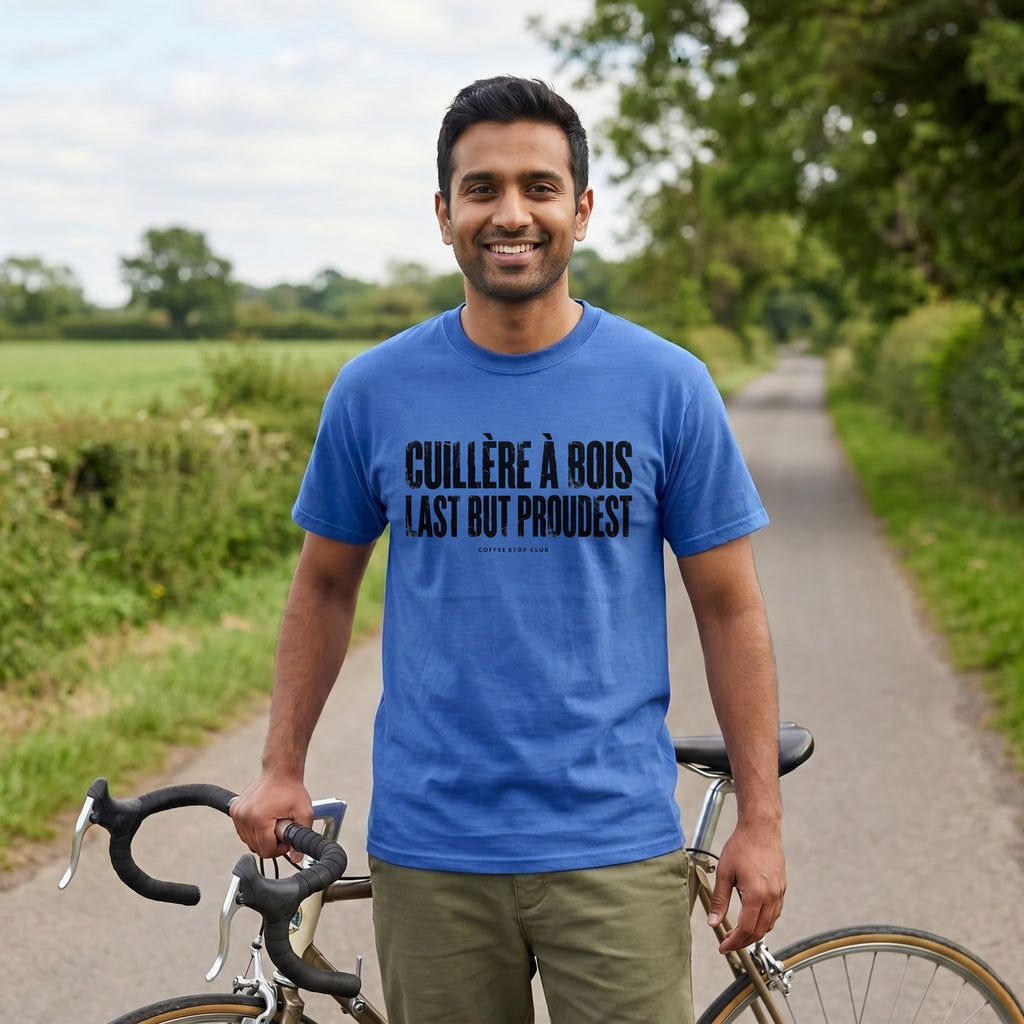 Cuillère a Bois Rub Tour T‑Shirt — Mystic Blue lifestyle