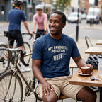 Favorite Peloton T‑Shirt — Navy lifestyle
