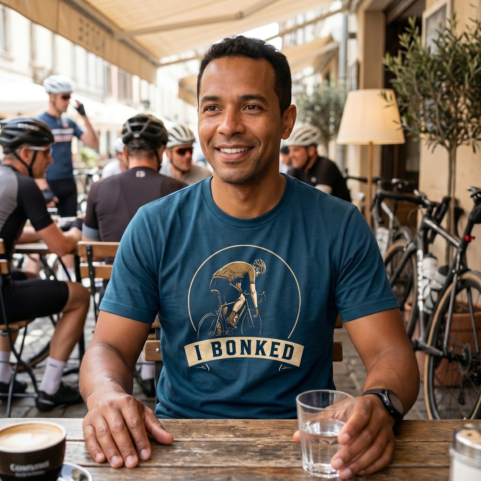 I Bonked T-Shirt — Navy lifestyle