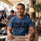 Cuillère a Bois Rub Tour T‑Shirt — Navy lifestyle