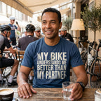 My Bike - My Partner - Just Sayin' T‑Shirt — Navy lifestyle