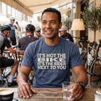 It's Not The Bike T‑Shirt — Navy lifestyle