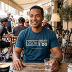 250 Watts T‑Shirt — Navy lifestyle