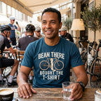 Bean There Cycling T-Shirt — Navy lifestyle