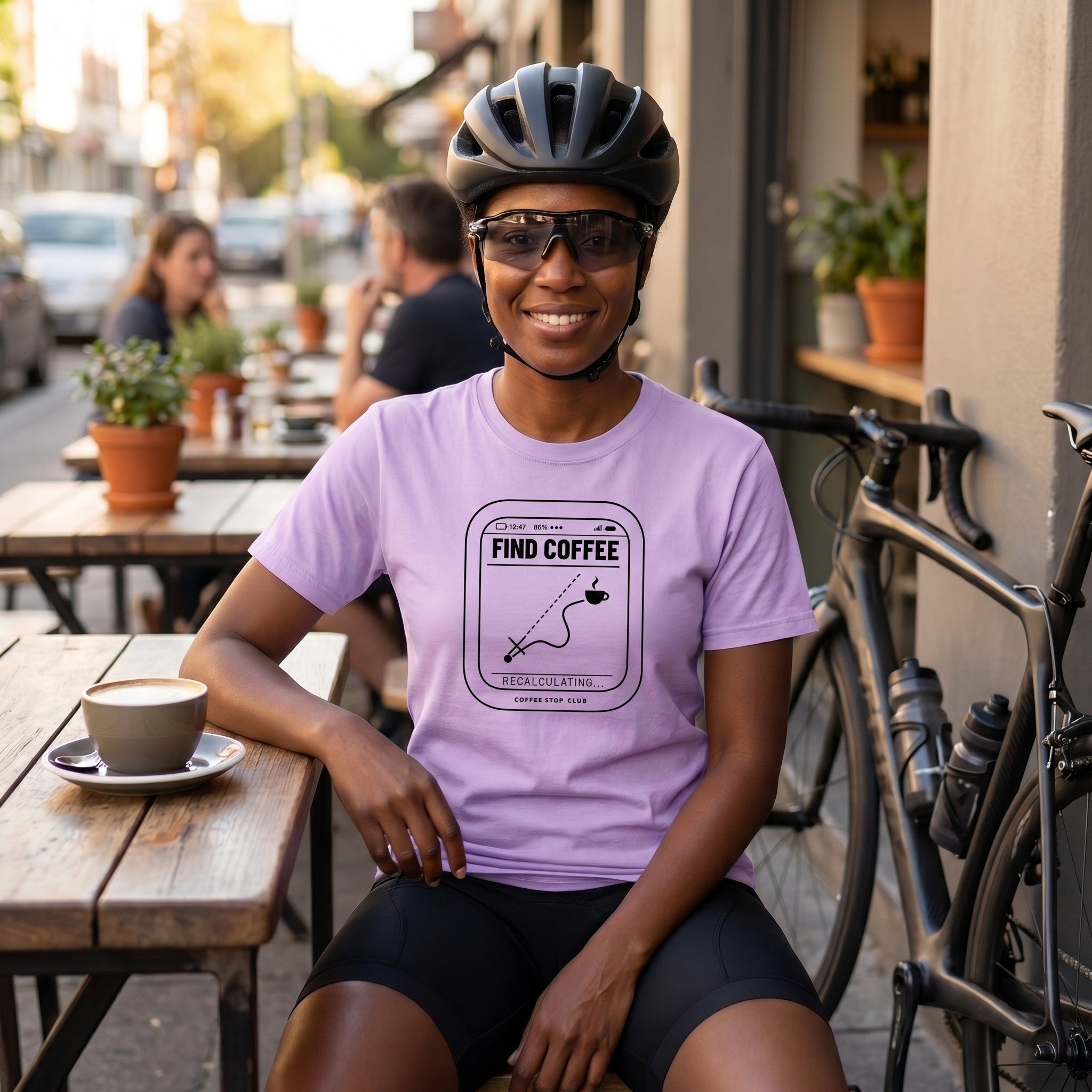 Recalculating For Coffee T-Shirt — Orchid lifestyle