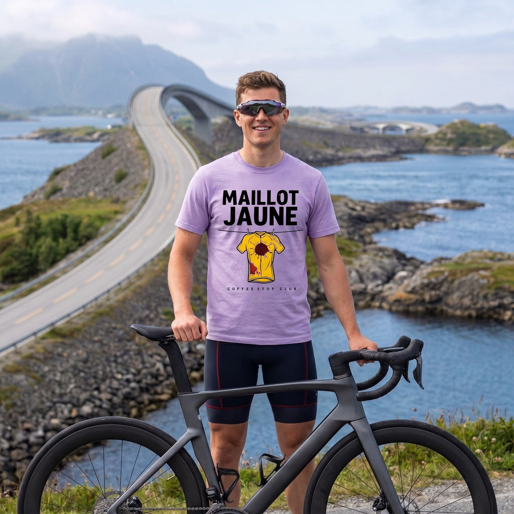 Yellow Jersey TdF Cyclist T-Shirt — Orchid lifestyle