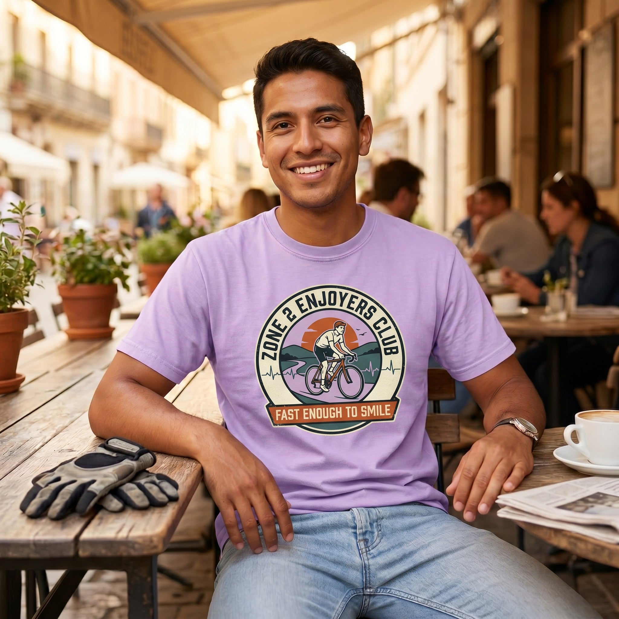 Zone 2 Enjoyers T-Shirt — Orchid lifestyle